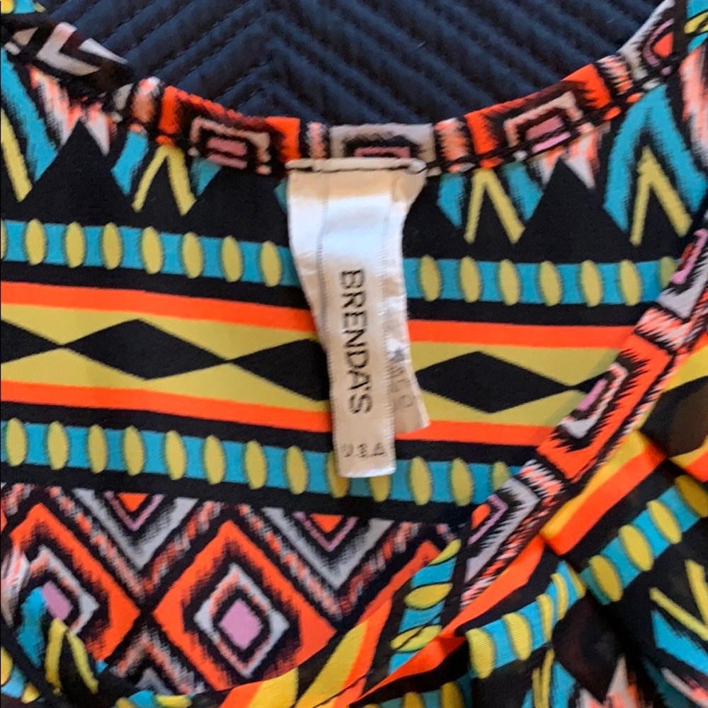Aztec print top - Picture 2 of 3